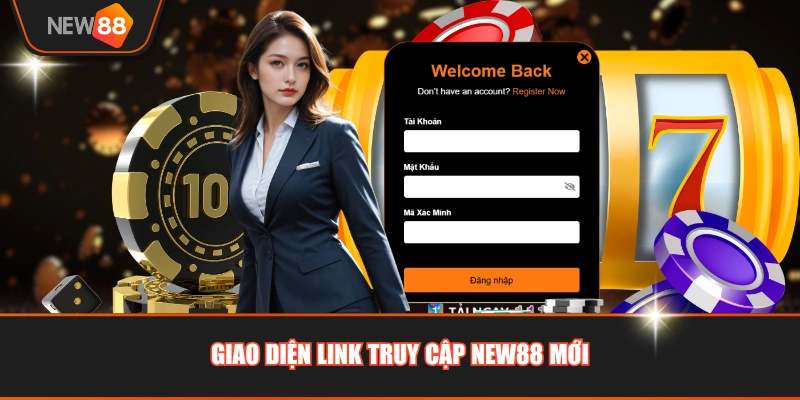 Giao diện link truy cập NEW88 mới