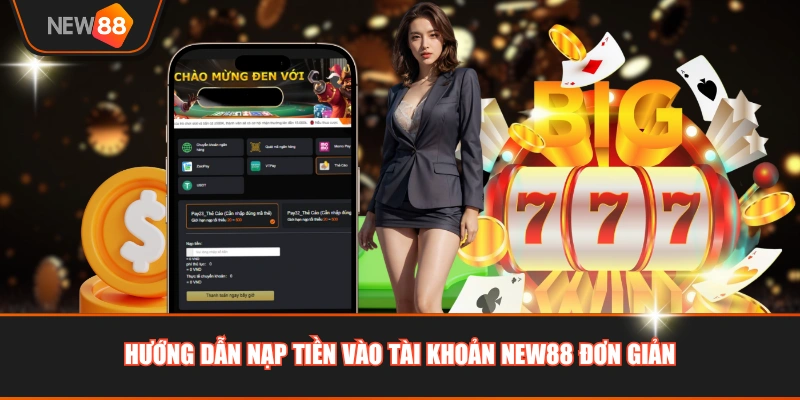 Hướng dẫn nạp tiền vào tài khoản NEW88 đơn giản